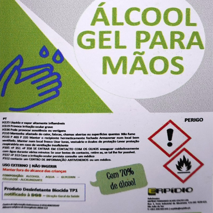 Alcool Gel 5L - Gel Desinfetante das Mãos