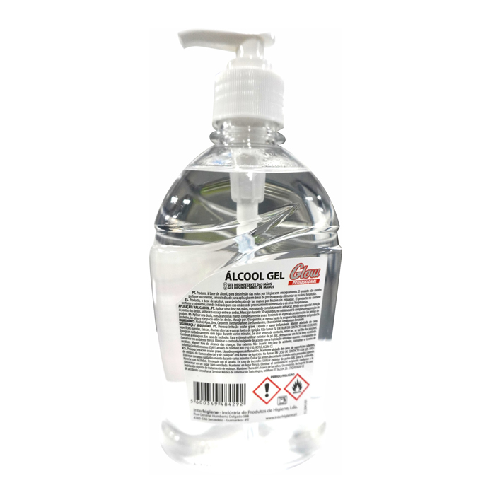 Alcool Gel 500ml - Gel Desinfetante das Mãos - NorSafe