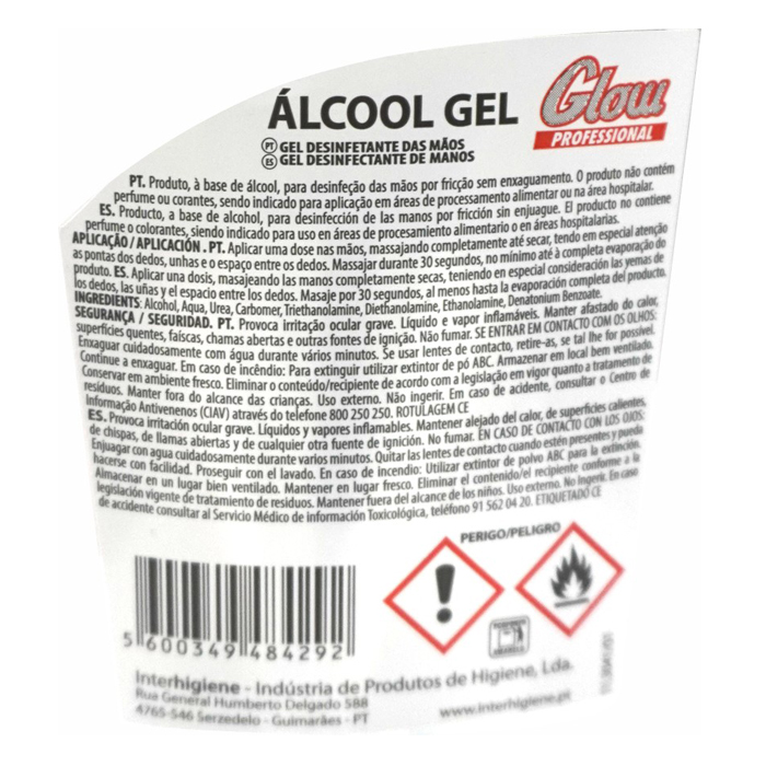 Alcool Gel 500ml - Gel Desinfetante das Mãos