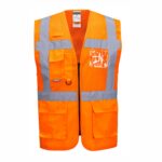 Colete AV Malha Madrid 100% Poli. 110 grs EN 471