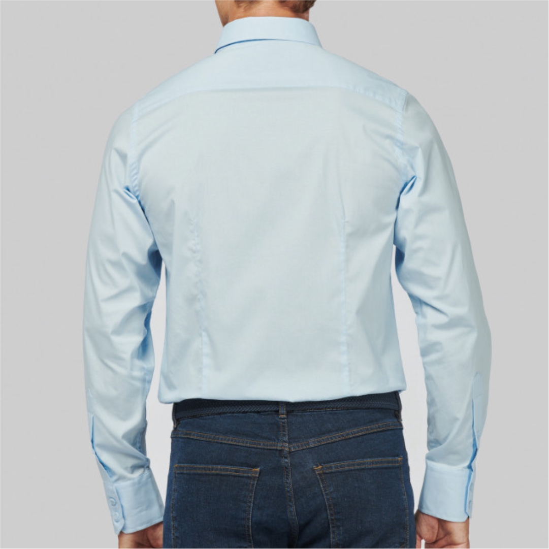 Camisa Homem K529 Kariban 97% Alg. 3% Elas 120 g/m²